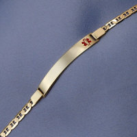 14k Gold Medical ID Bracelet